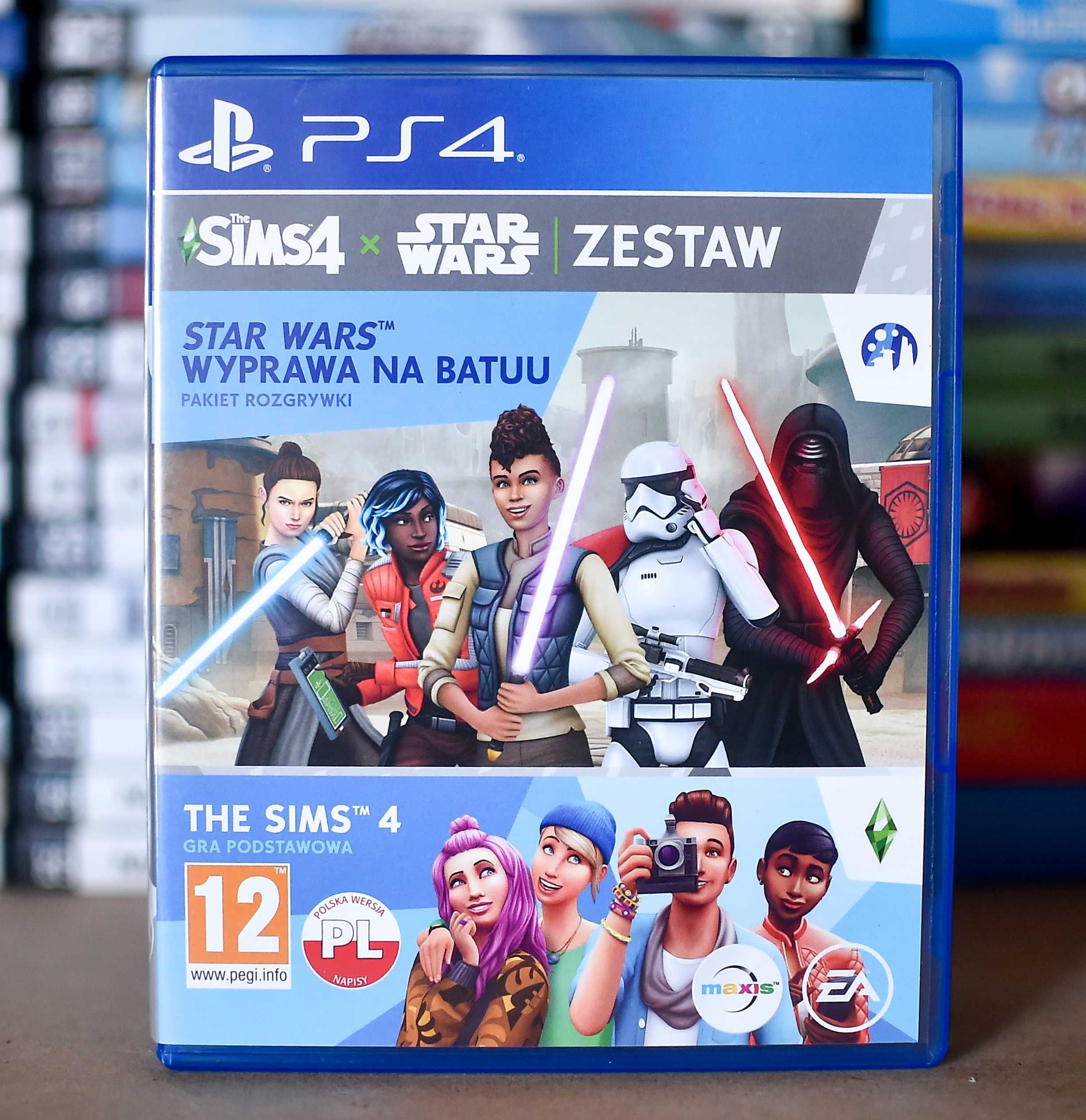 PS4 # Sims 4 + Star Wars Zestaw