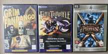 3 Gry PC - Full Throttle, Grim Fandango, Sid Meier’s Pirates!