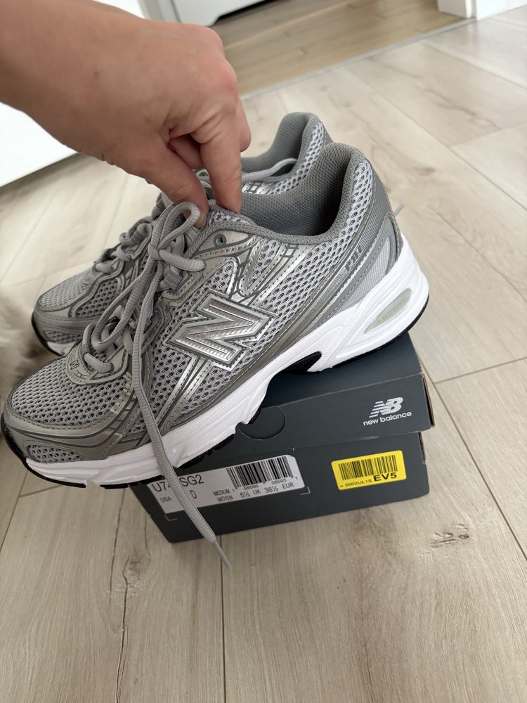 New balance 740 38,5 nowe new srebrne szare damskie meskie unisex