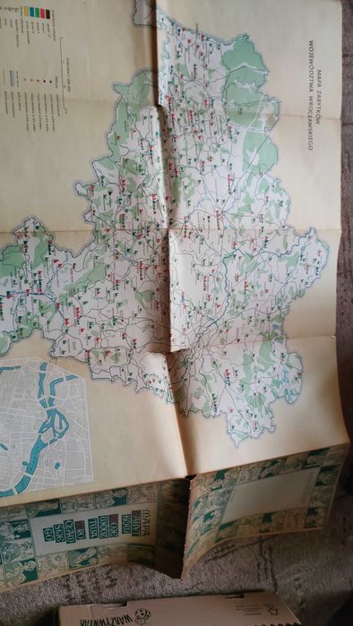 Mapa zabytków województwa wrocławskiego