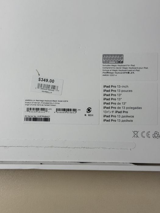 iPad Magic Keyboard для iPad Pro 13”