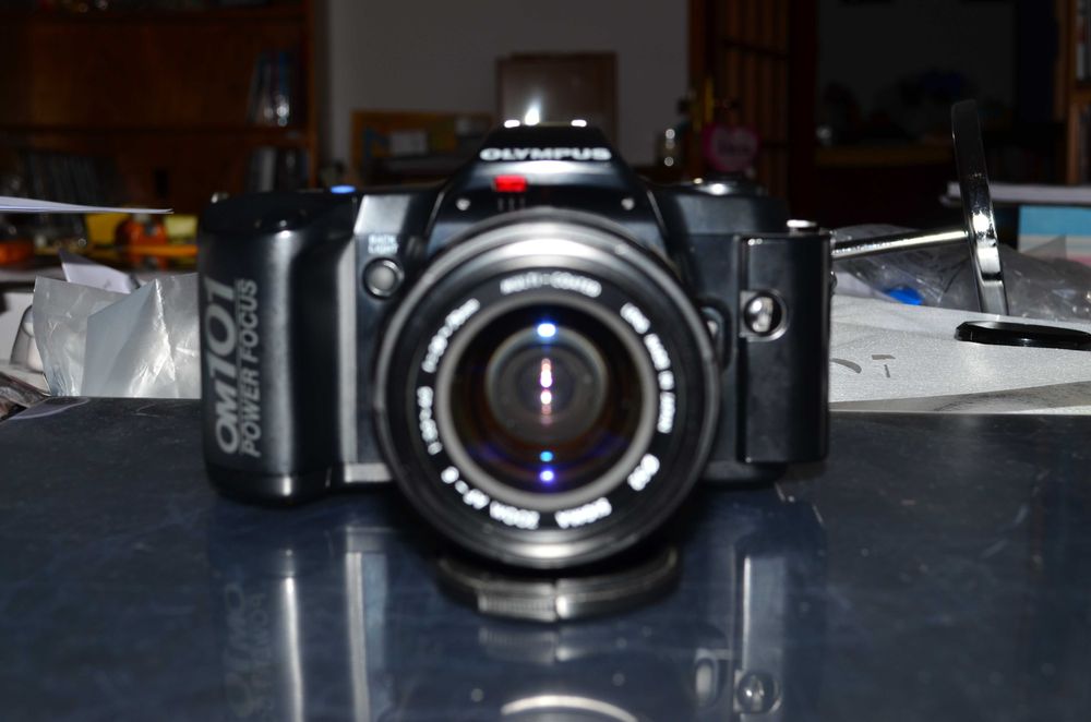 Máquina fotográfica analógica