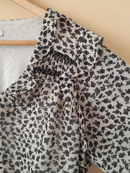 Donna sukienka zwiewna boho balonowe rękawy XXL 44