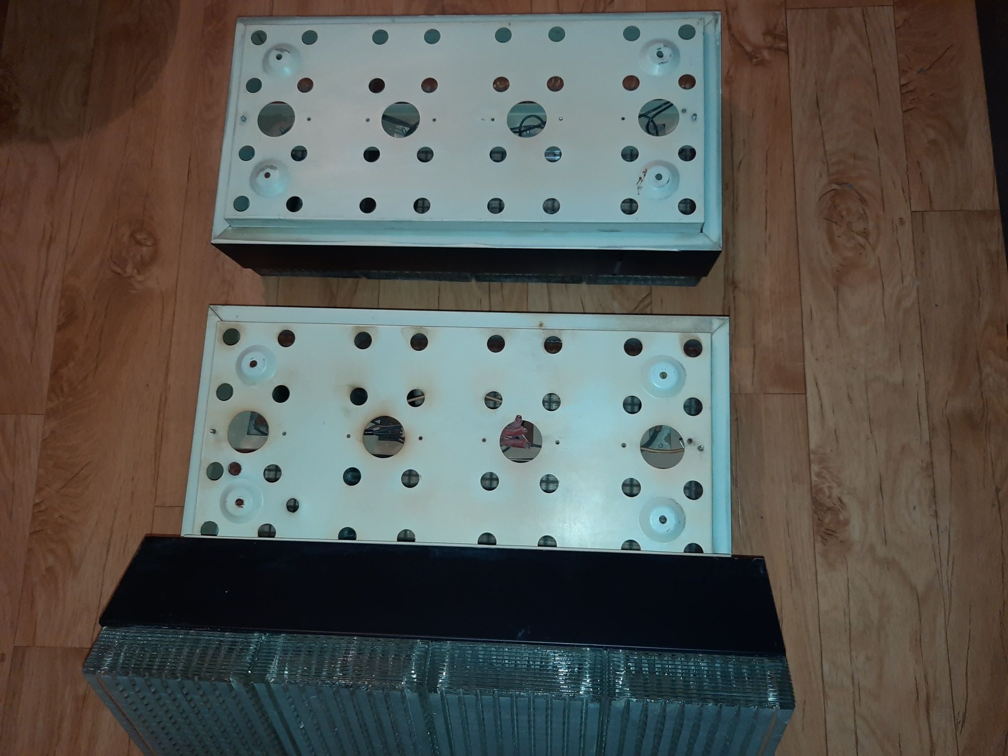 Retro lampy wiszace przsufitowe firmy NAPAKO z lat 60 tych