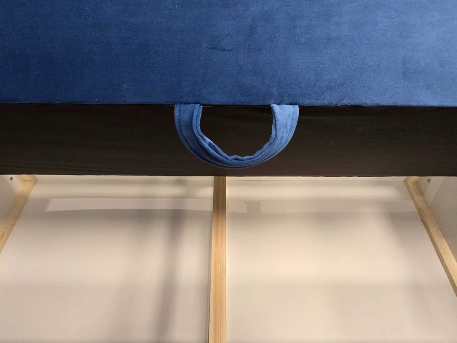 Super Cena Łóżko kontynentalne 160x200 z materacem + 2xpojemnik SZAFIR