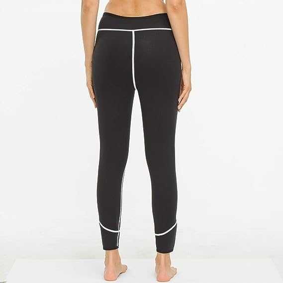 Legginsy Neoprenowe Odchudzające Wysoki Stan 2XL Czarny