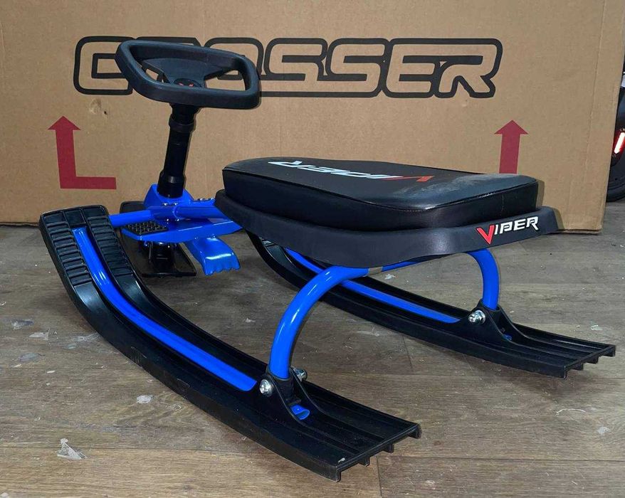 Акція! Снігокат дитячий Viper сані Кроссер з амортизатором ТОП санчата