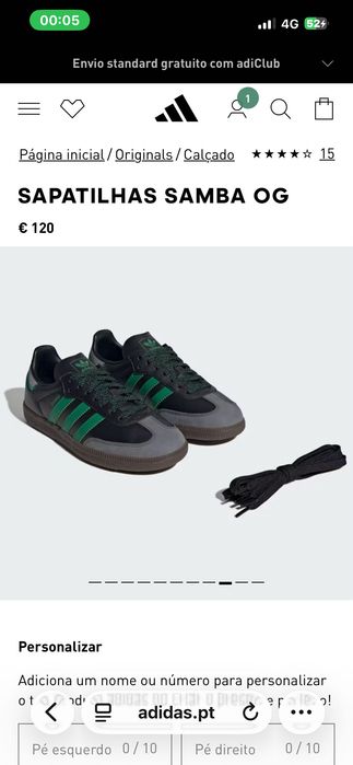 Samba OG Adidas novo
