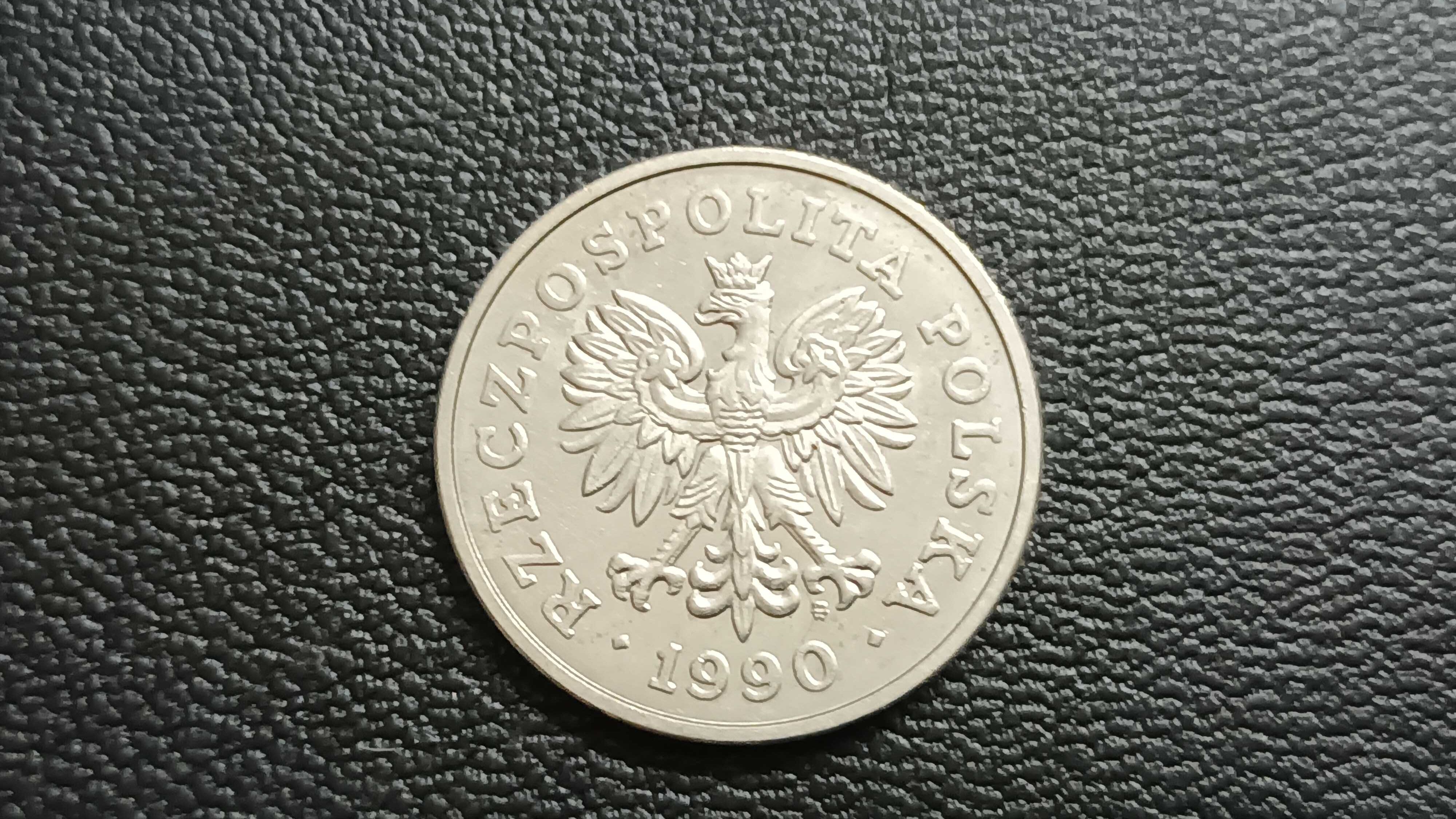 Moneta 50 zł. 1990,Korona-stan Menniczy