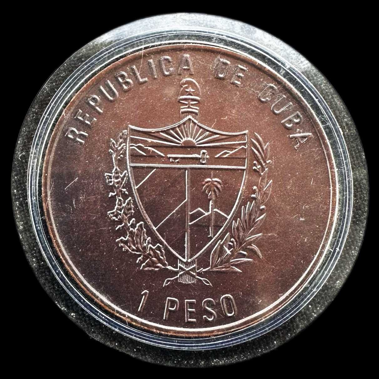 Moeda de 1 Peso - 1994 - Cuba - Manifesto de Montecristi