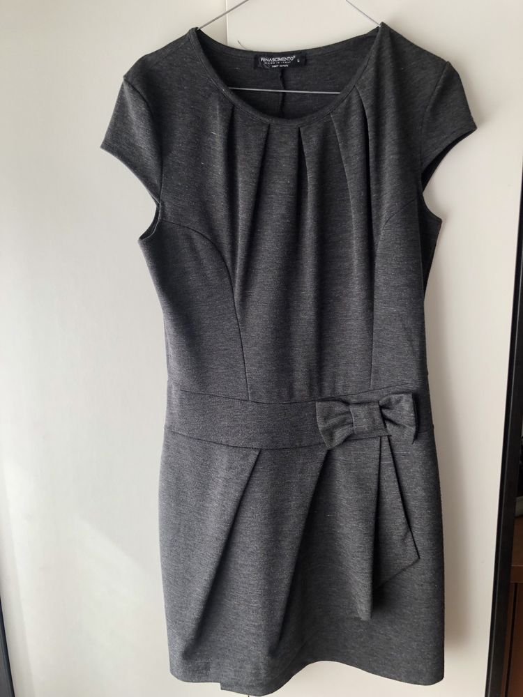 Vestido cinza - inverno