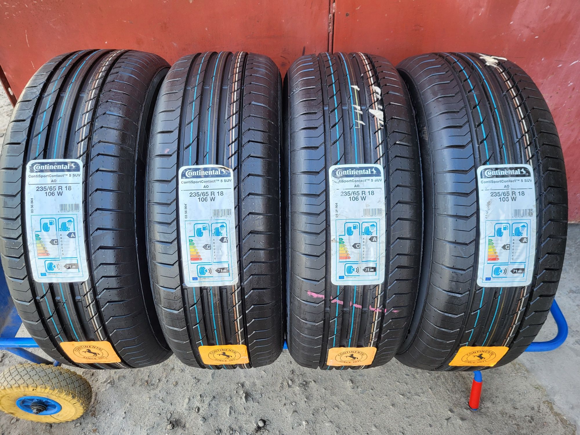 235/65/16 R16 Continental ContiSportContact 5 4шт літо шини