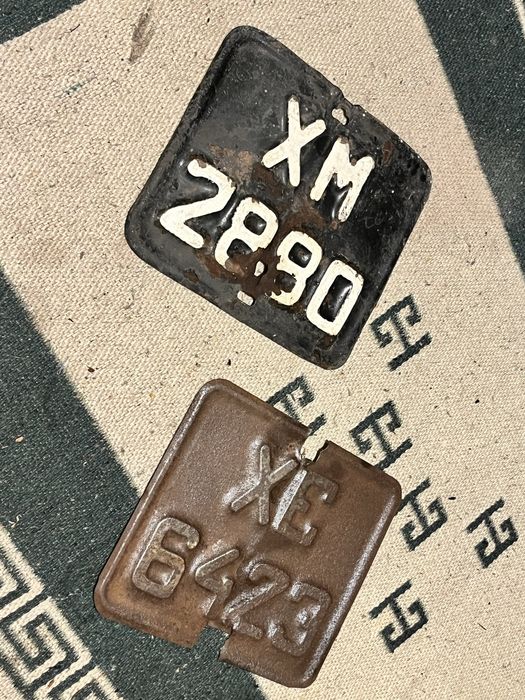 Tablice rejestracyjne Motocykl PRL