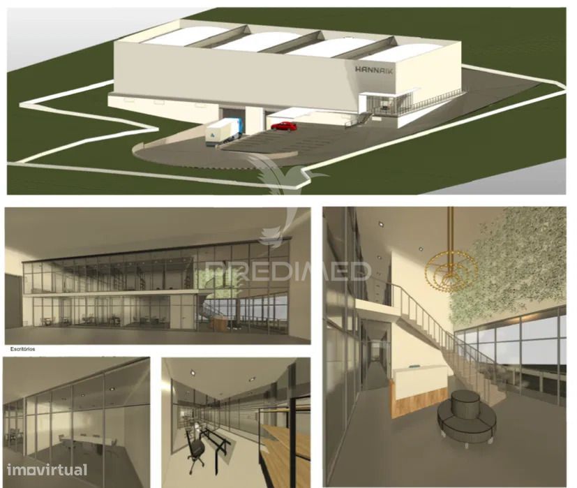 Armazem em Valmaior Albergaria-a-Velha com  2500m2 e 6500m2 de terreno