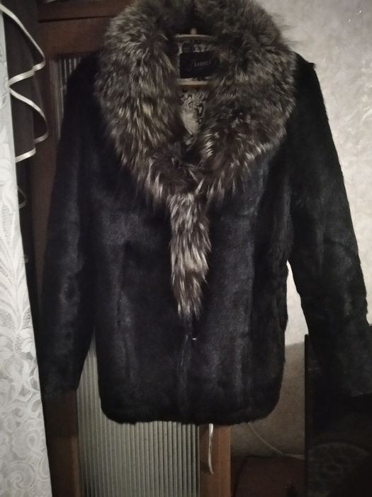 Шуба черная размер 50