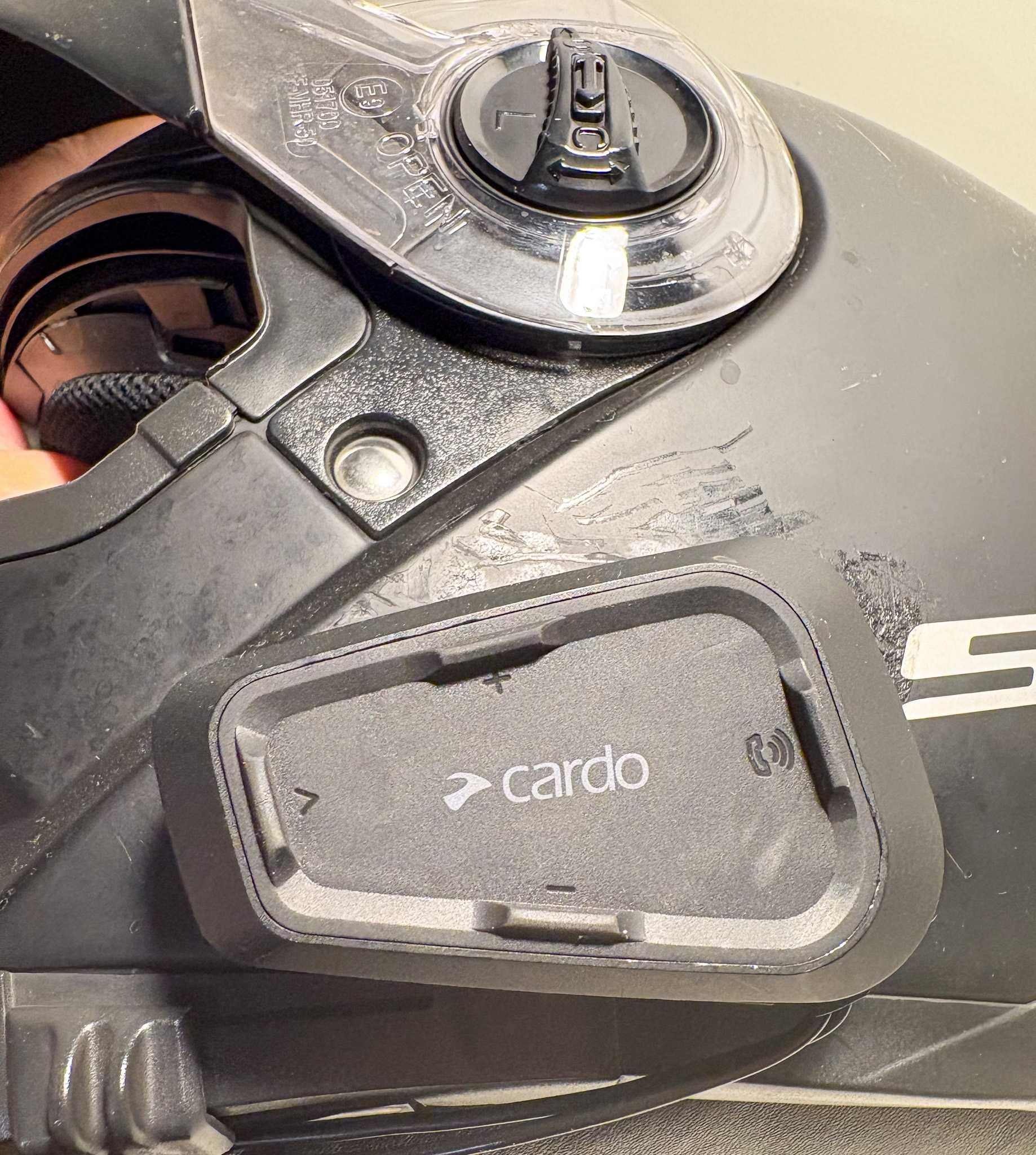 Capacete mota LS2 Strobe (tamanho L) com Cardo Spirit