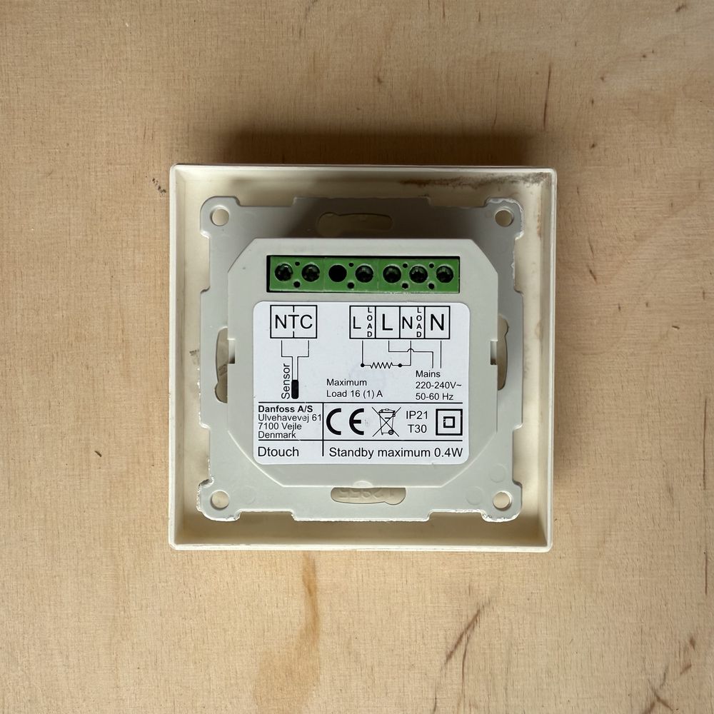 Danfoss DEVI Touch Termostat  140F1064