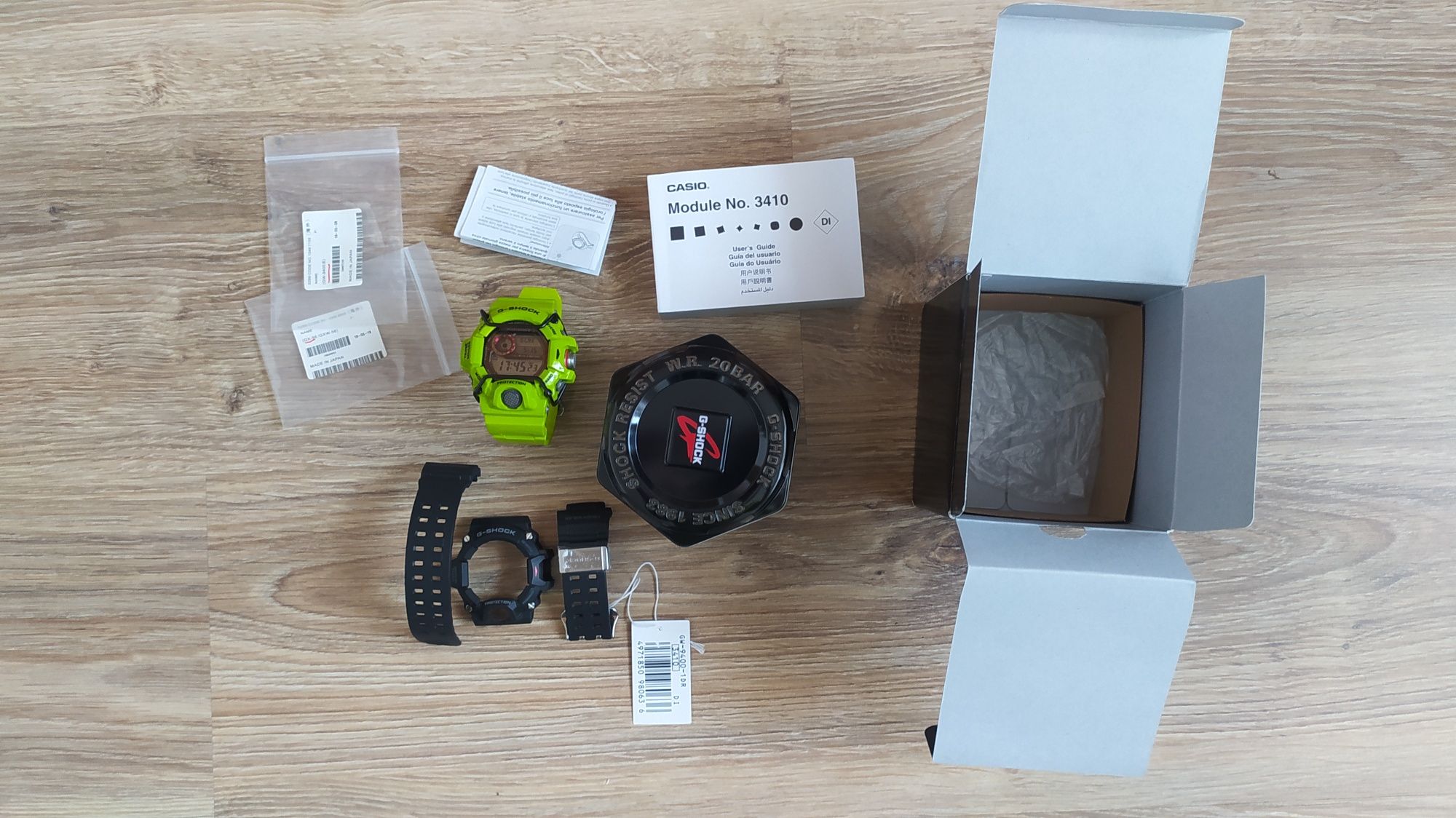 Zegarek Casio G-SHOCK Rangeman GW-9400 Kermit + DODATKI