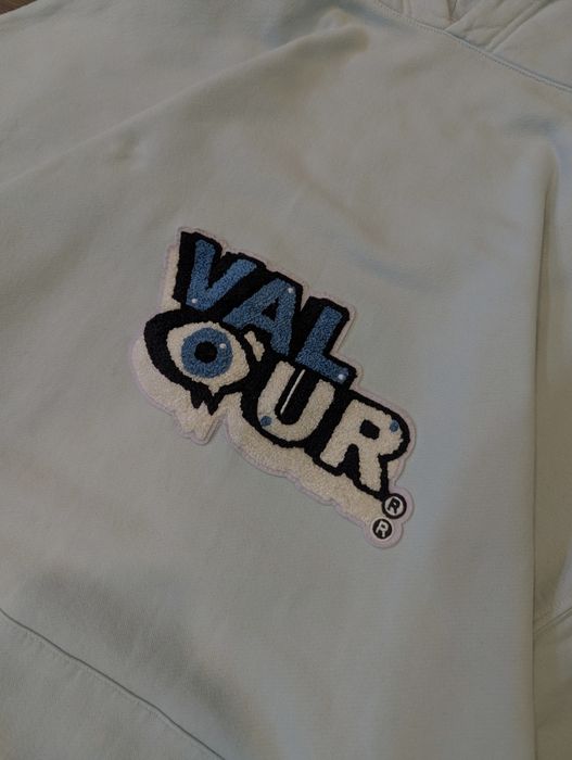 VALOUR cropped rap hoodie / реповий худак
