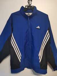 Kurtka męska, wiatrówka, bluza Adidas vintage lata 80, rozm M, logo