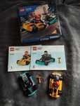 Klocki LEGO city gokarty i kierowcy wyścigowi 60400