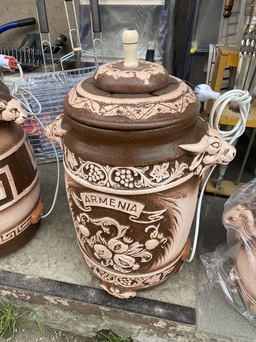 ARMENIAN TONIR BBQ - Grill Elektryczny Gliniany