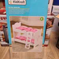 Łóżko piętrowe dla lalek KidKraft z drewna nowe