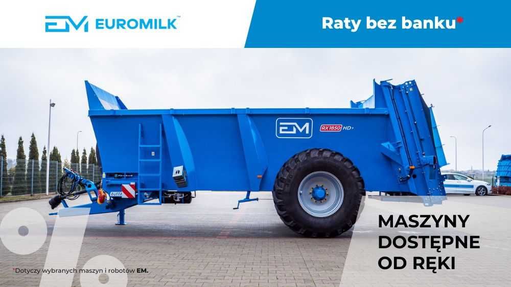 Rozrzutnik obornika EUROMILK Buffalo RX 1850 HD+ OD RĘKI