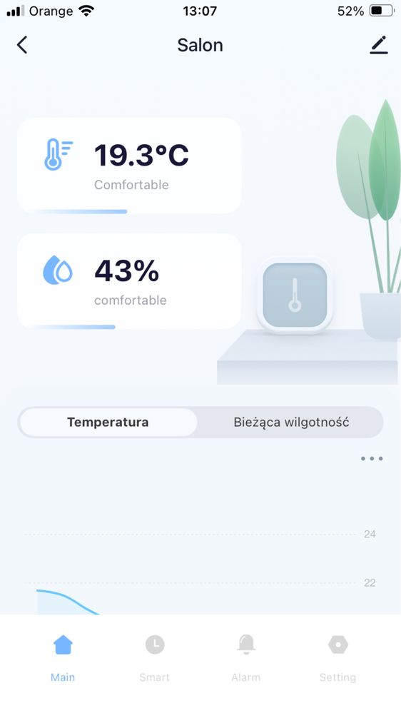 Czujnik temperatury wilgotności TUYA smart dom