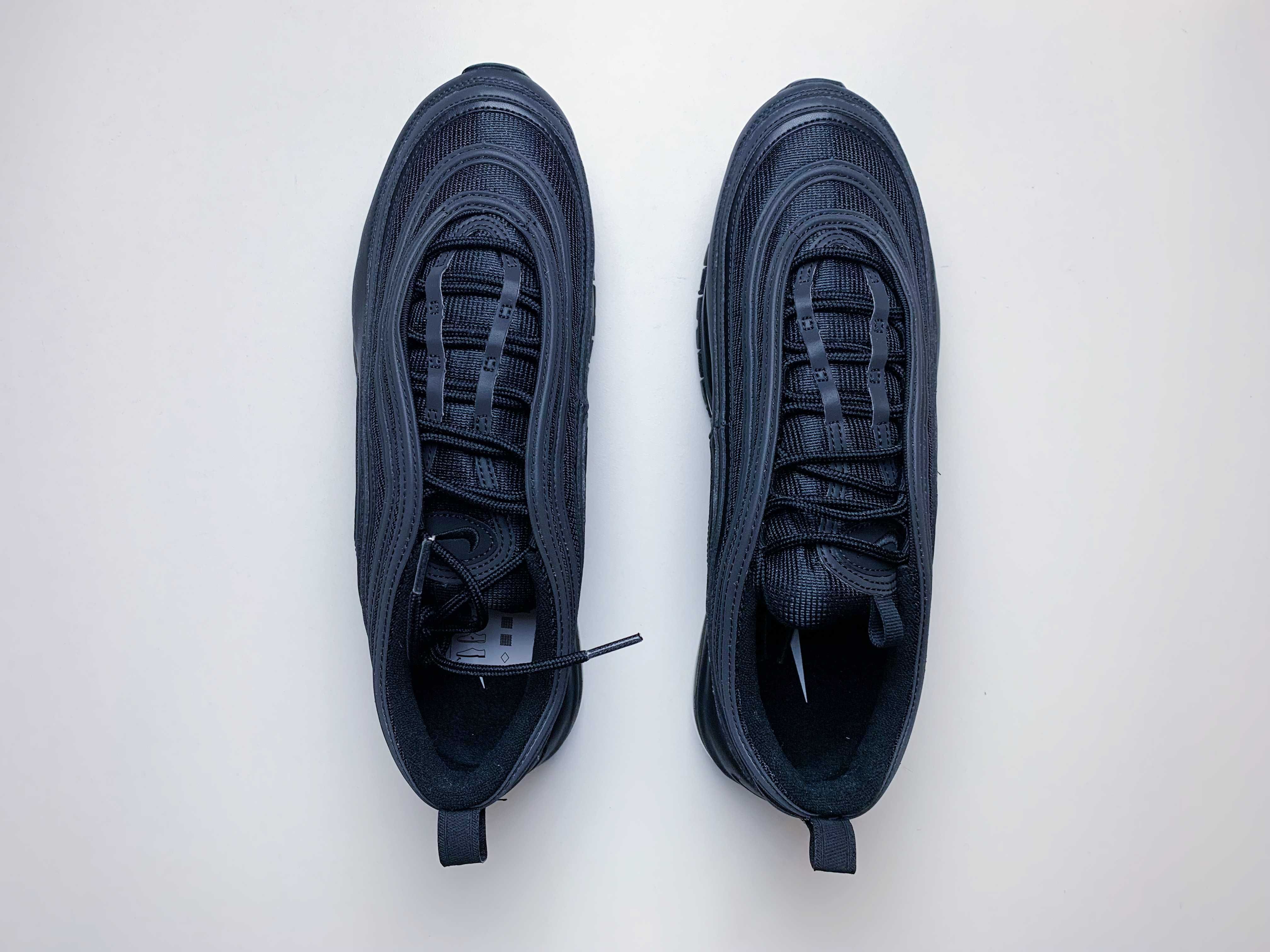 Nike Air Max 97 Triple Black 11.5 45.5 29,5cm tn plus white
