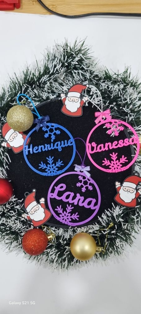 Bolas de Natal personalizadas