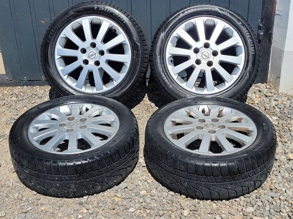 4x Alufelgi 5x110 16"+ Opony zimowe 205/55 r16 z 22roku i 10r