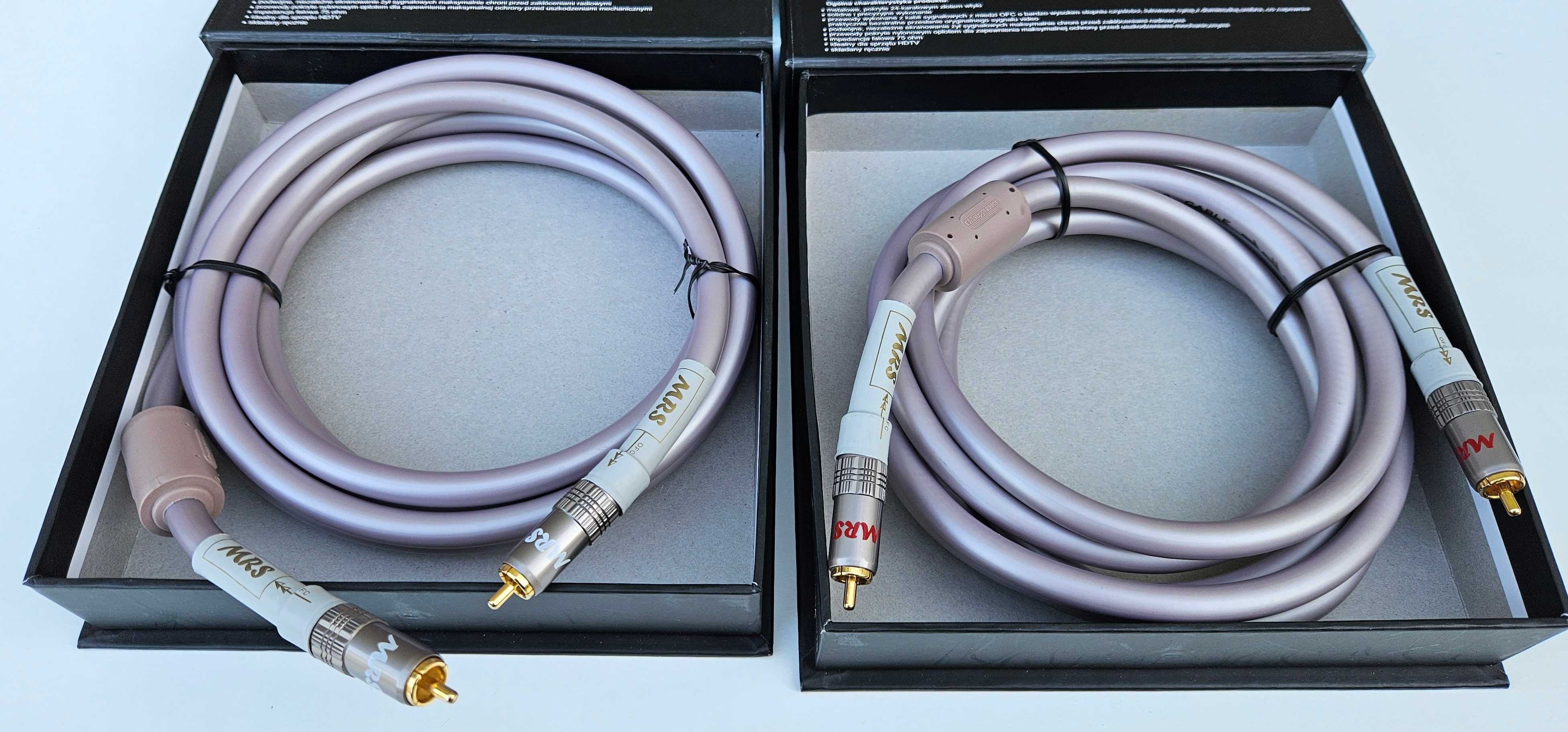 Kabel 2xRCA - 2x RCA (chinch) z filtrem MRS OFC High Grade Audio