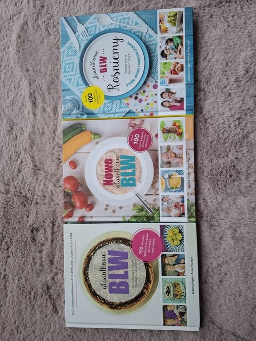 Alaantkowe BLW zestaw trzech książek z przepisami dla dzieci