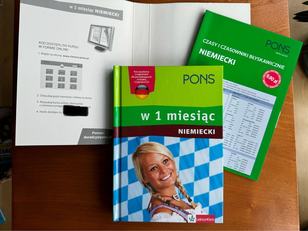 Pons niemiecki w 1 miesiąc