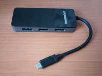 Адаптер PremiumCord USB-C (DP1.4) до 3xHDMI2.0 (потрійний 4K)