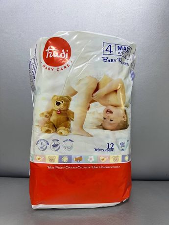Підгузники-трусики преміум Trudi Baby Care 4 розмір 8-15кг Box 72шт
