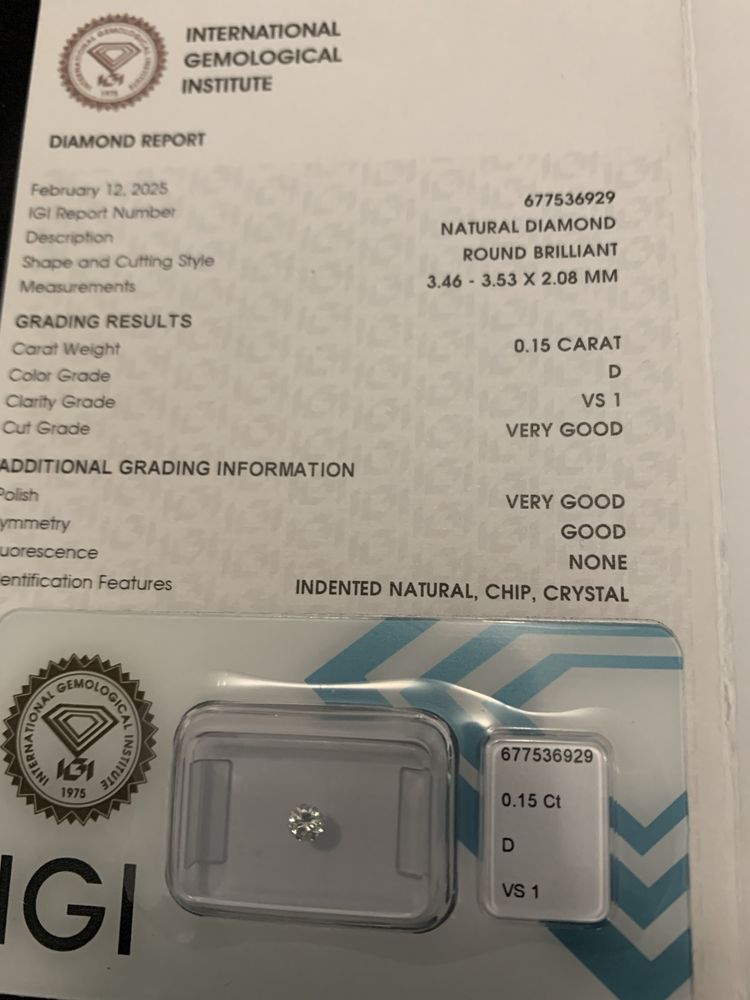 Diamenty Brylianty naturalne 0.14, 0.15 ct E/VS1, D/VS1