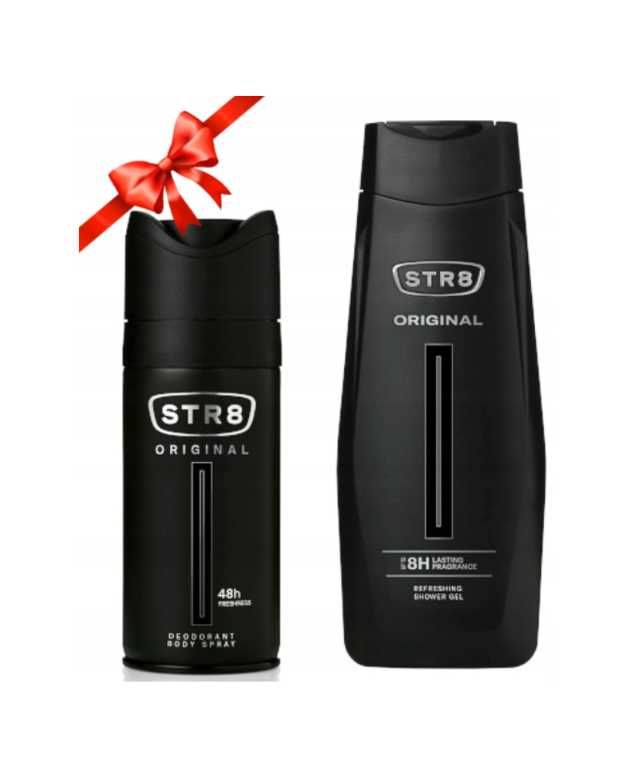 ZESTAW Kosmetyków STR8 Spray 150ml Żel 400ml dla Mężczyzn na Prezent