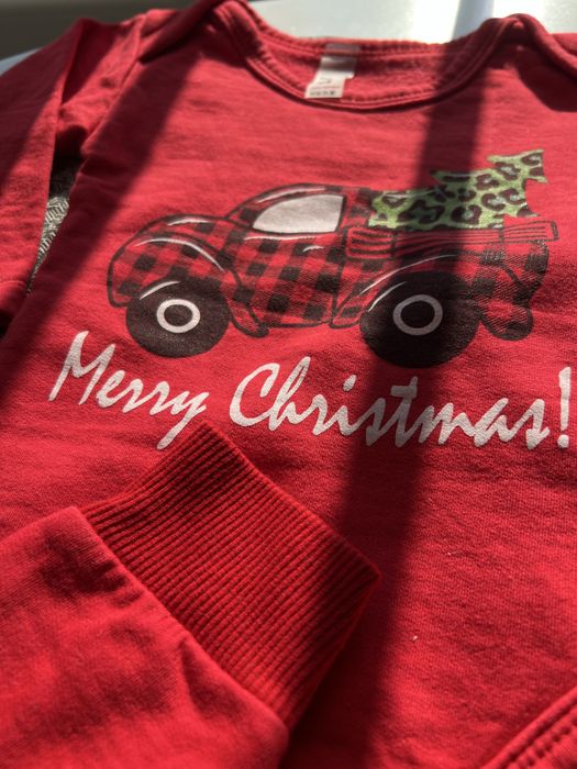 Новорічний комплект, болі та штани для новонародженого 62 р.