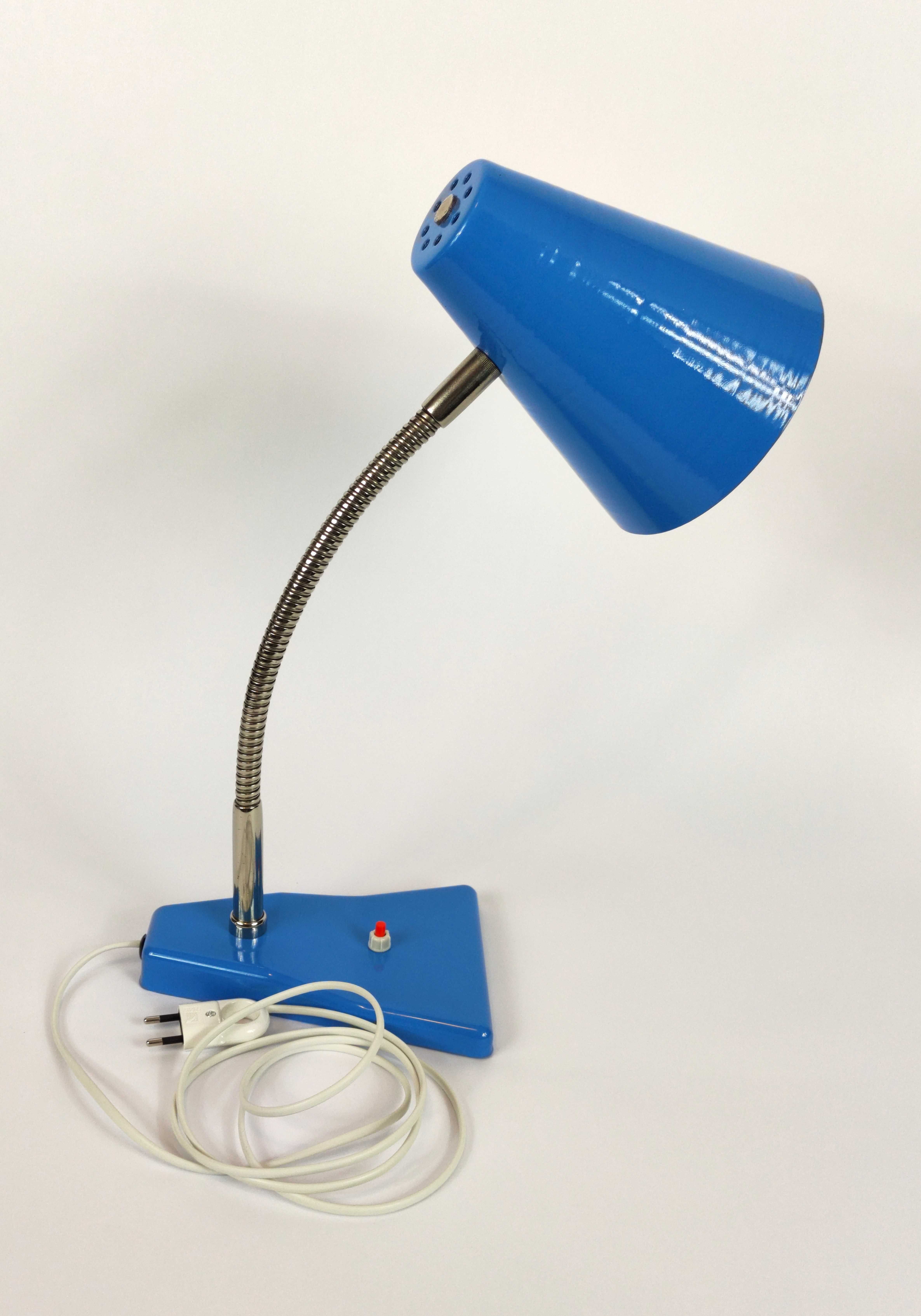 Lampa na biurko Lbd4 Wilkasy PRL retro art deco vintage