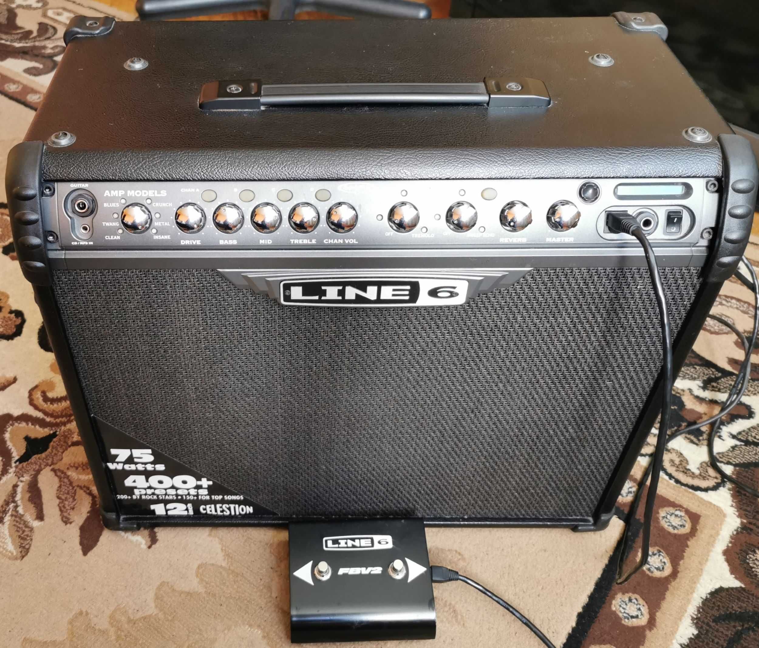 Line 6 Spider III 75 - wzmacniacz do gitary + footswitch gratis