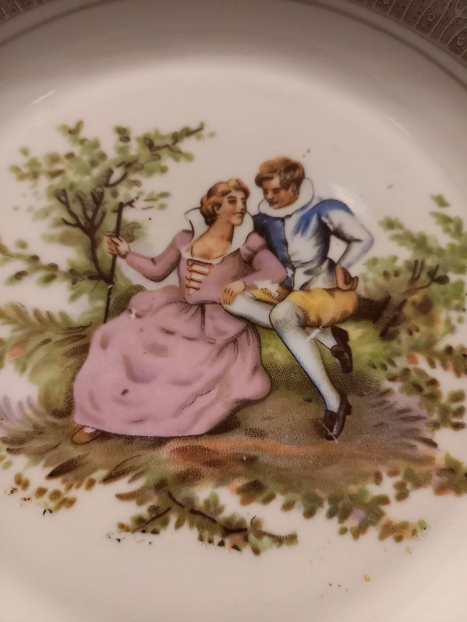 Patera, talerz ozdobny na ścianę Wawel Fabryka Porcelany Krzysztof