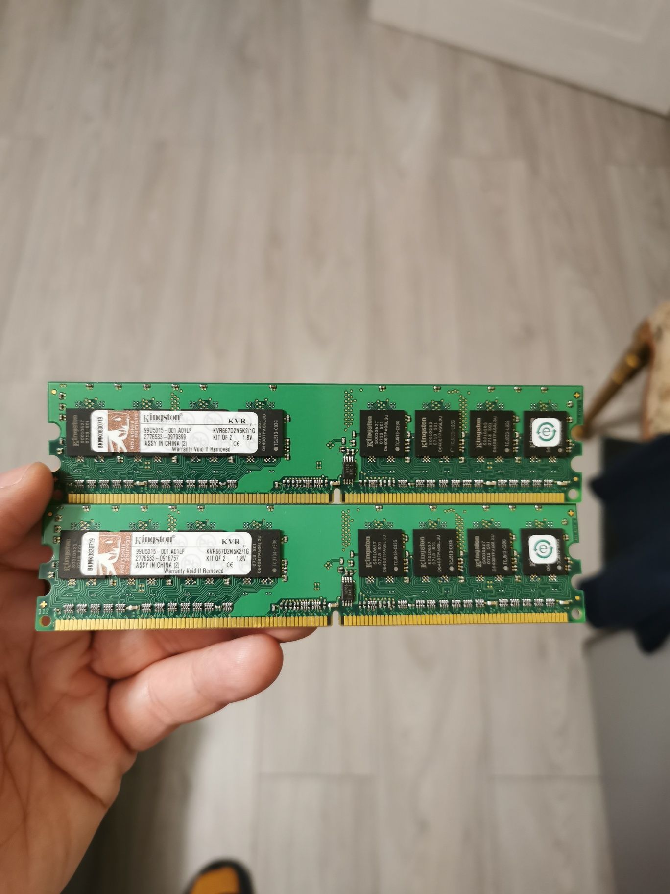 Pamięć Kingston DDR2, 2x 1GB