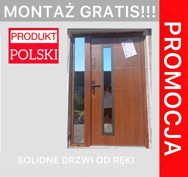 Drzwi zewnętrzne z montażem do bloku od 1400zl