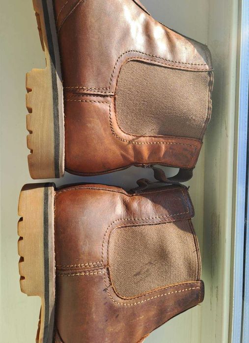 Мужские кожаные челси timberland ботинки кожа