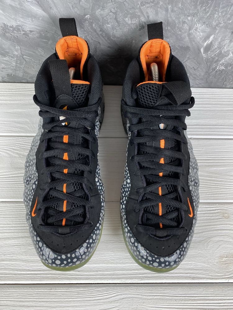 Баскетбольні кросівки nike air foamposite one safari 45/29 см