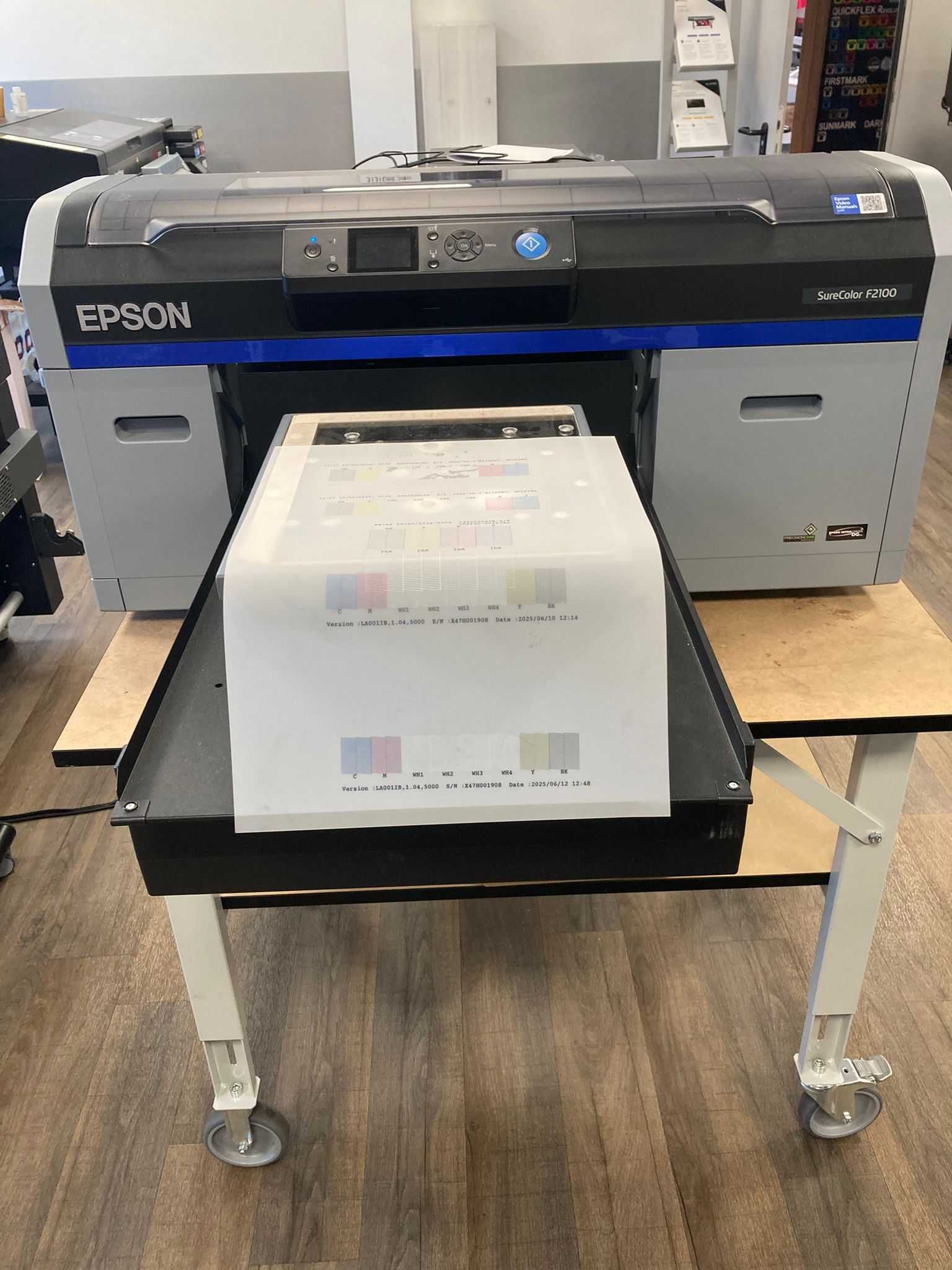 Epson F2100, Дтг Дтф печать на футболке сублимация Мимаки Mimaki