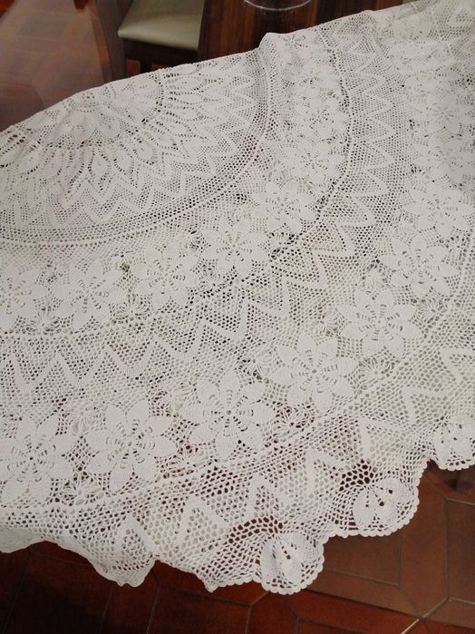 Toalhas de renda e bordadas camilha novas