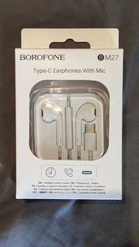 Дротові Type C навушники Borofone BM27